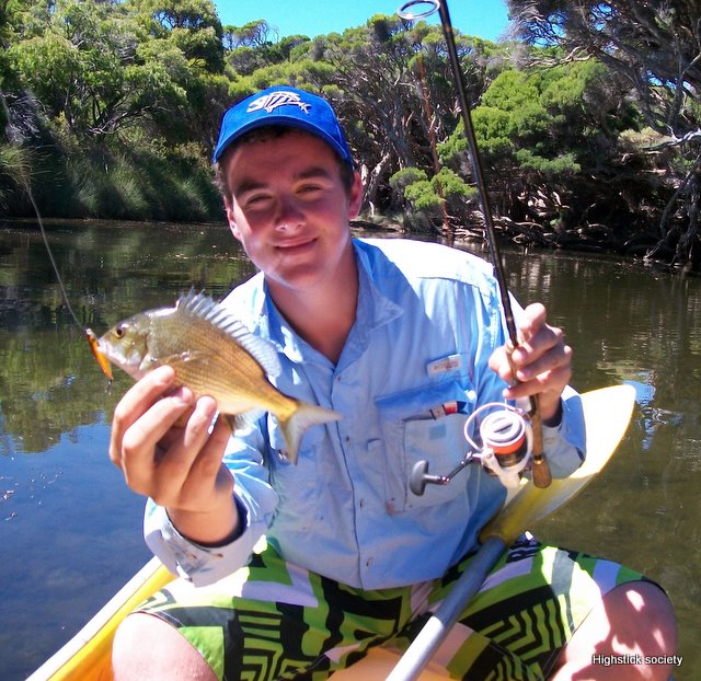 Pisser of a bream, but on topwater nonetheless