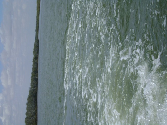 motoring up oyster creek south of carnarvon