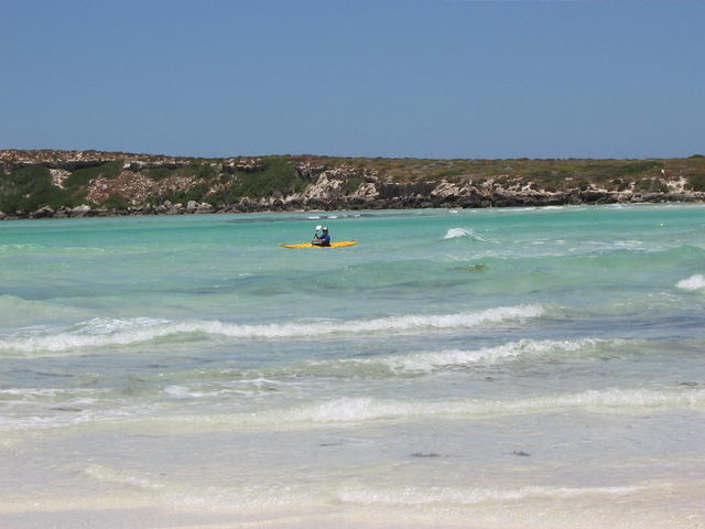 Dean out for a paddle