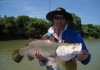 Gleno with his first fish of the comp