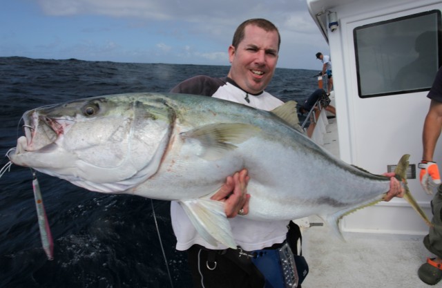 Humungus Kingfish on a jig....ha ha 