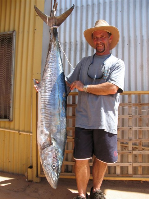 Stewart Newnham and a 30kg Mack