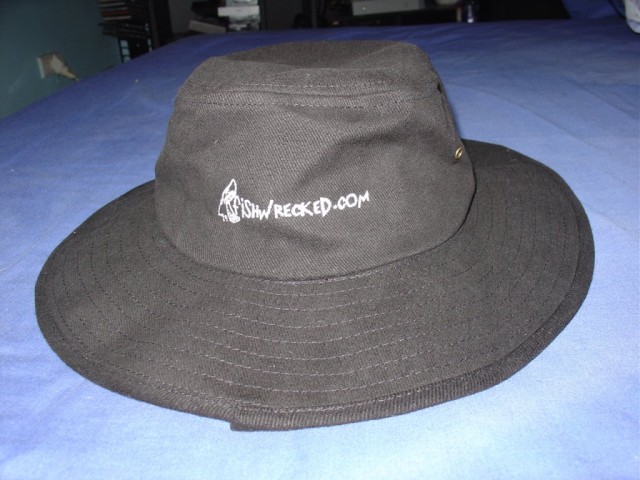 Fishwrecked Black Hat Back