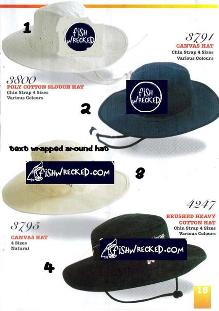 Fishwrecked Trial Hats - You Decide