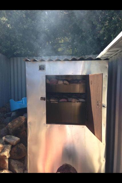 Smoker fired up