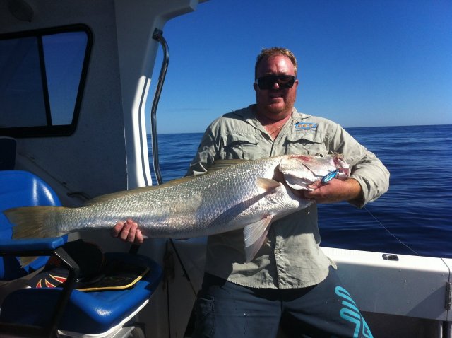 Mulloway on jig 