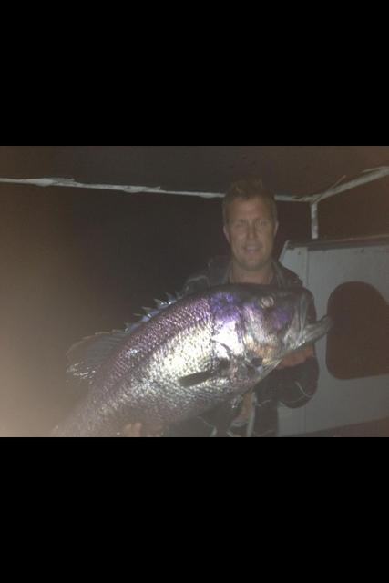 Caught in 7 metres of water...put up a good fight!! 