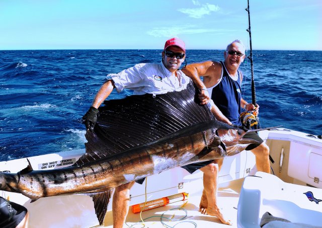 Brian and Mitch with a Great looking Sail from the AIBT Exmouth in March 2011